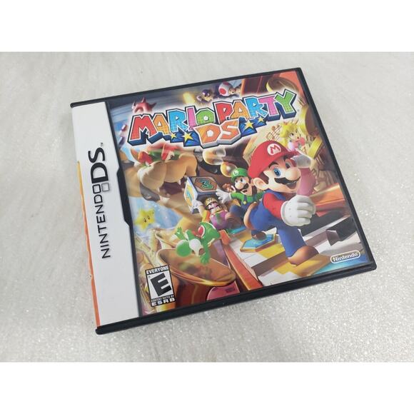 NO GAME Case and Manual Only Mario Party DS Nintendo DS Authentic - Picture 3 of 7